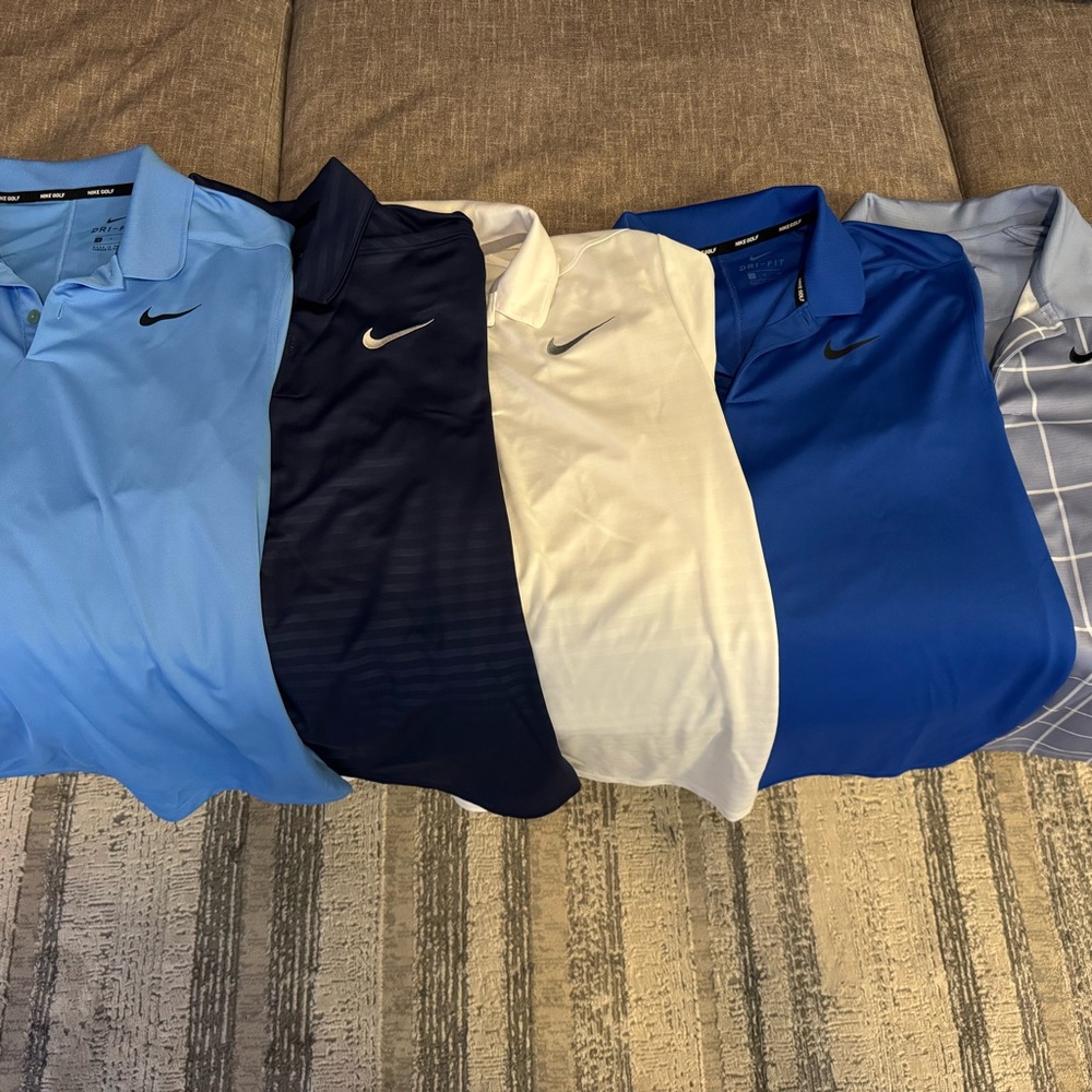 Nike Men's Polo Shirt Collection - Blue, Navy, White